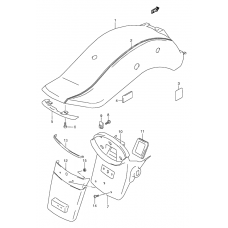 Rear fender              

                  Model x