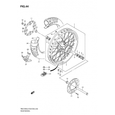 Rear wheel complete assy