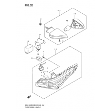 Turnsignal front & rear lamp