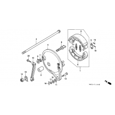 Rear brake master cylinder              

                  CB750