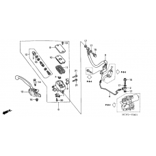 Fr. brake master cylinder              

                  VFR800A