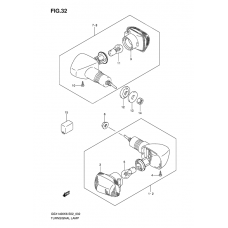 Turnsignal front & rear lamp              

                  Gsx1400k6/k7/uk6 e2, e19