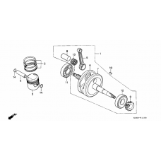 Crankshaft/piston