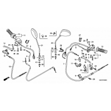 Handle lever/switch/cable