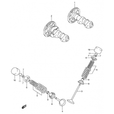 Cam shaft/valve