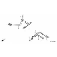 Brake pedal assy