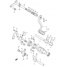 Gear shifting              

                  Dr-z400ek5/k6/k7 e1, p37