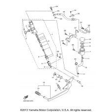 Rear master cylinder