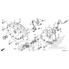 Front cover + transmission cover