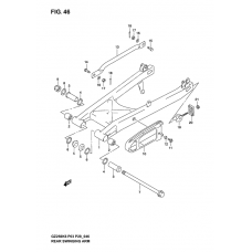 Rear swinging arm