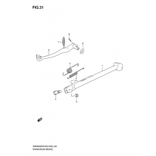 Stand - rear brake