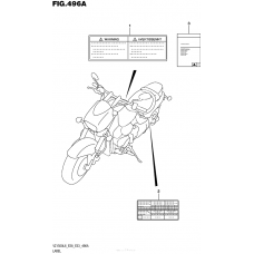 Информационные наклейкиl (Vz1500L6 E28)