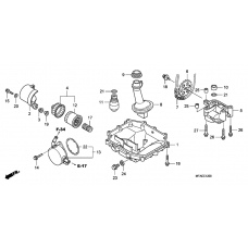 Oil pan/oil pump