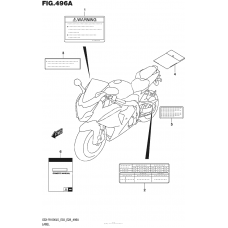 Информационные наклейки (Gsx-R1000L5 E03)