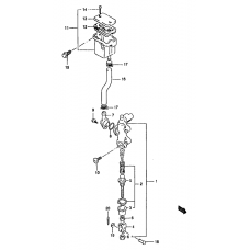 Rear master cylinder              

                  Gsf1200sav/saw/sax/say