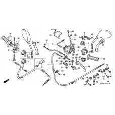 Handle lever/switch/cable