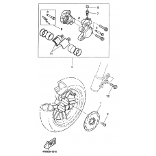 Front brake caliper