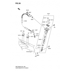 Rear master cylinder