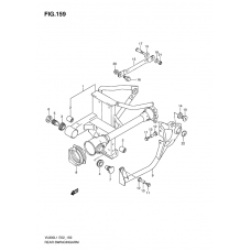 Rear swinging arm