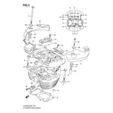 Rear cylinder head              

                  Model k6/k7/k8