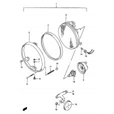 Headlamp              

                  Gsf1200t/v/w/x/y