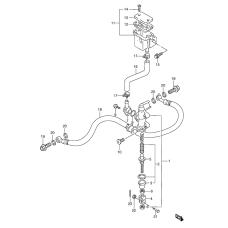 Rear master cylinder