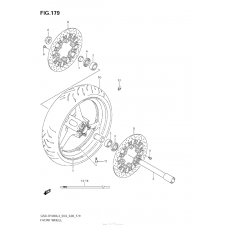 Переднее колесо (Gsx-R1000L3 E28)