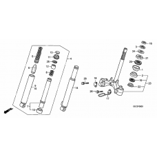 Front fork/front cushion