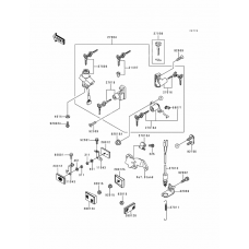 Ignition switch/locks/reflectors