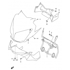 Cowl body installation parts              

                  Model k2/k3