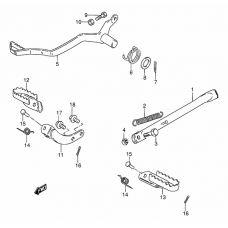 Prop stand - brake pedal