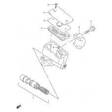 Front master cylinder