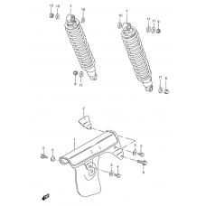 Rear shock absorber