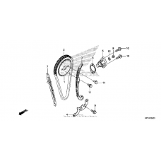 Cam chain + tensioner