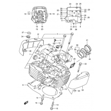 Cylinder head              

                  Rear