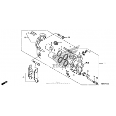 Front brake caliper