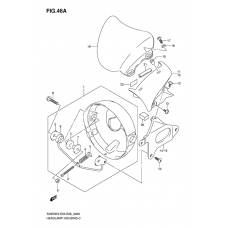 Headlamp housing              

                  Sv650k5/k6