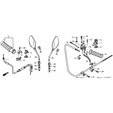 Handle lever/switch/cable