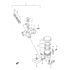 Front master cylinder