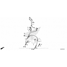 Front brake hose (std)