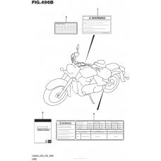 Информационные наклейки (Vl800L5 E33)