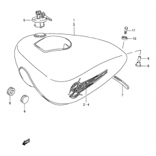 Tank fuel              

                  Model t/v/w/x