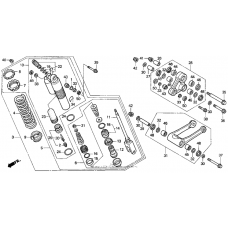 Rear shock absorber 95-97