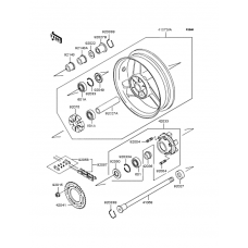 Rear wheel/chain