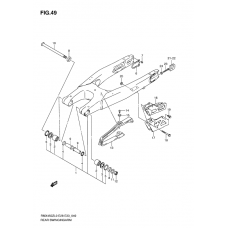 Rear swinging arm