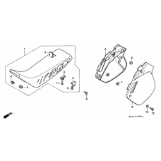Seat/side cover              

                  CR500RM-