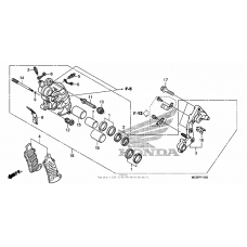 Right front brake caliper(2)