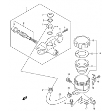 Front master cylinder