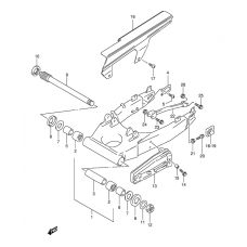 Rear swinging arm              

                  E2, e4, e25, e34, p37