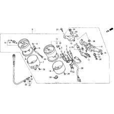 Speedometer + tachometer
